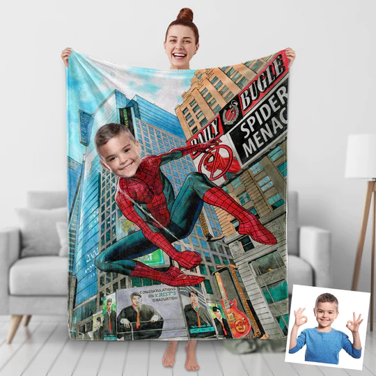 Superhero Spiderman Blanket